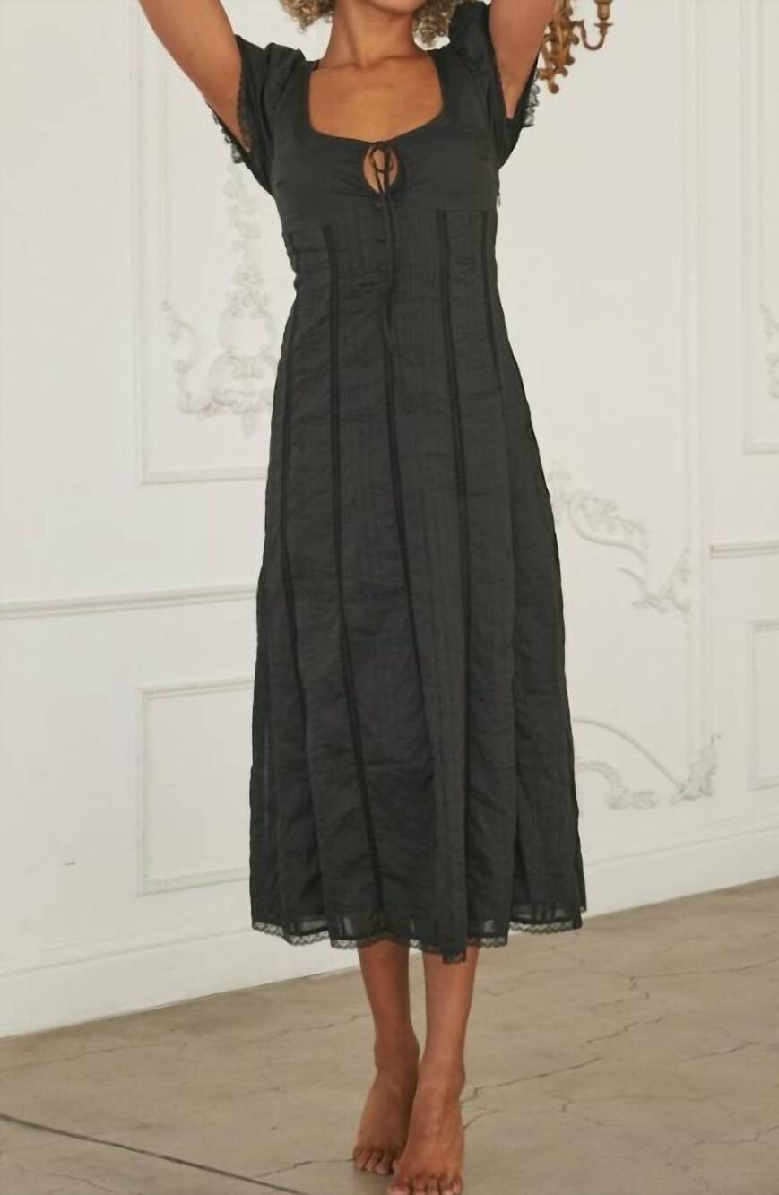 NEW PRAERIE diana dress in black